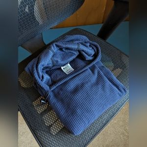 Women's Medium Melanzana Micro Grid Hoodie - Dark/Navy Blue